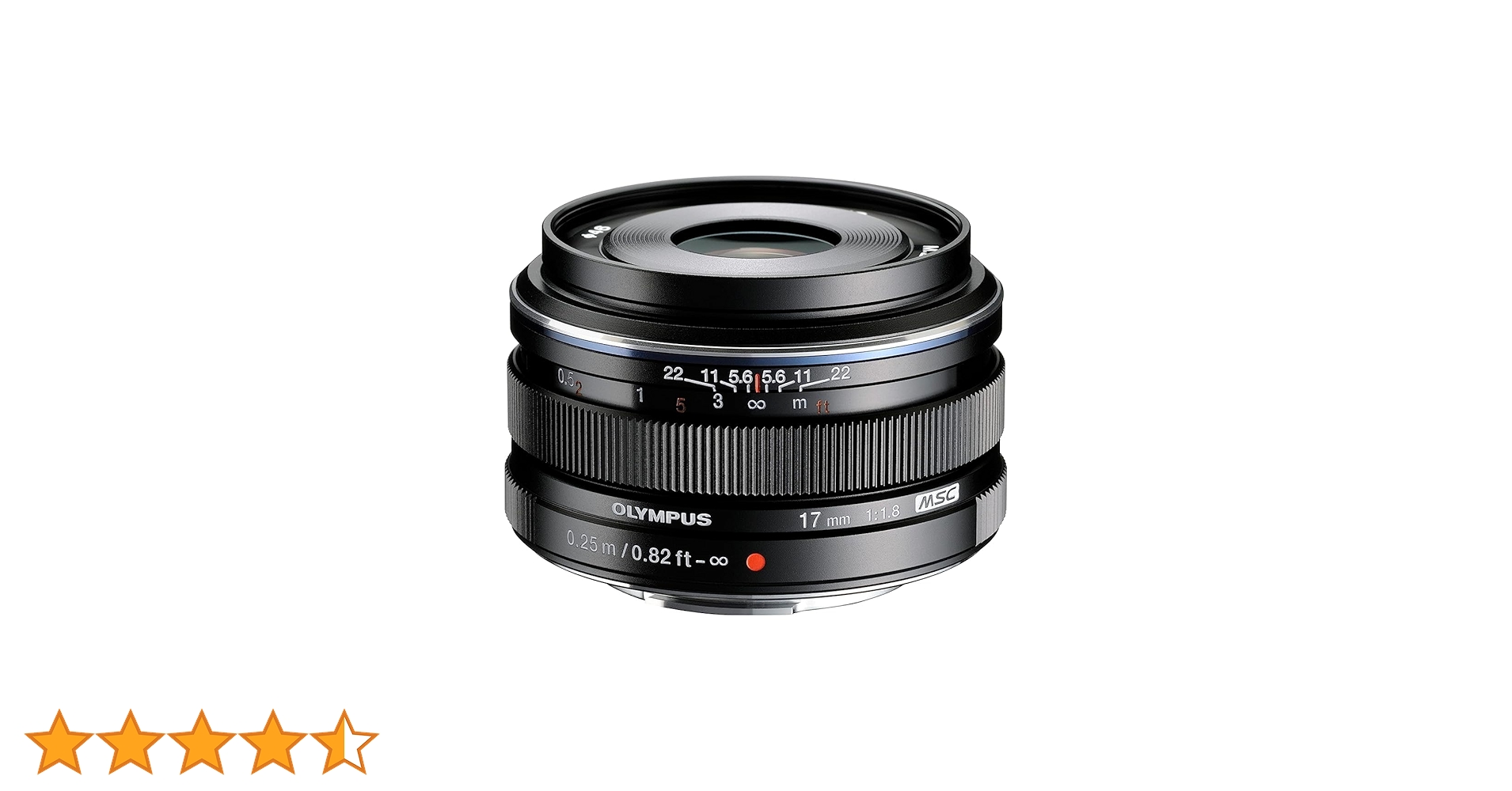 Olympus M.Zuiko Digital 17mm F1.8 Objektiv, lichtstarke